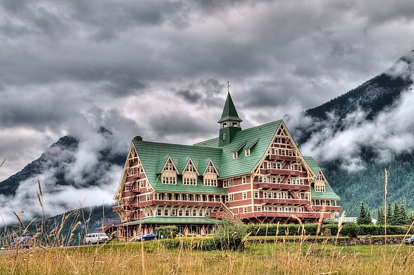 Prince of Wales Hotel in Alberta, Canada.