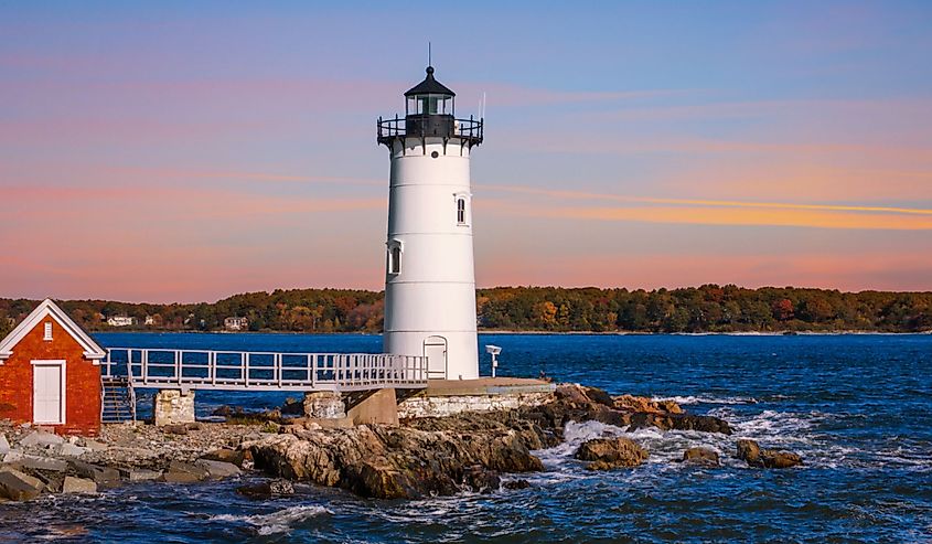 Portsmouth Harbor Lighthouse, New Castle, New Hampshire.
