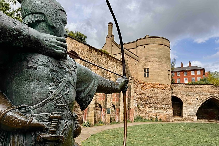 Robin Hood is central to Nottingham's charm. Image credit: Bryan Dearsley