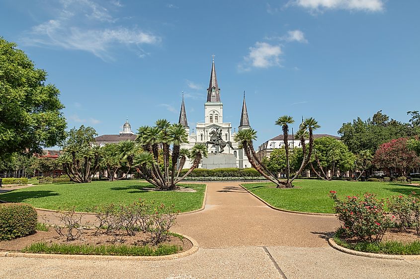 Jackson Square. New Orleans. Louisiana.