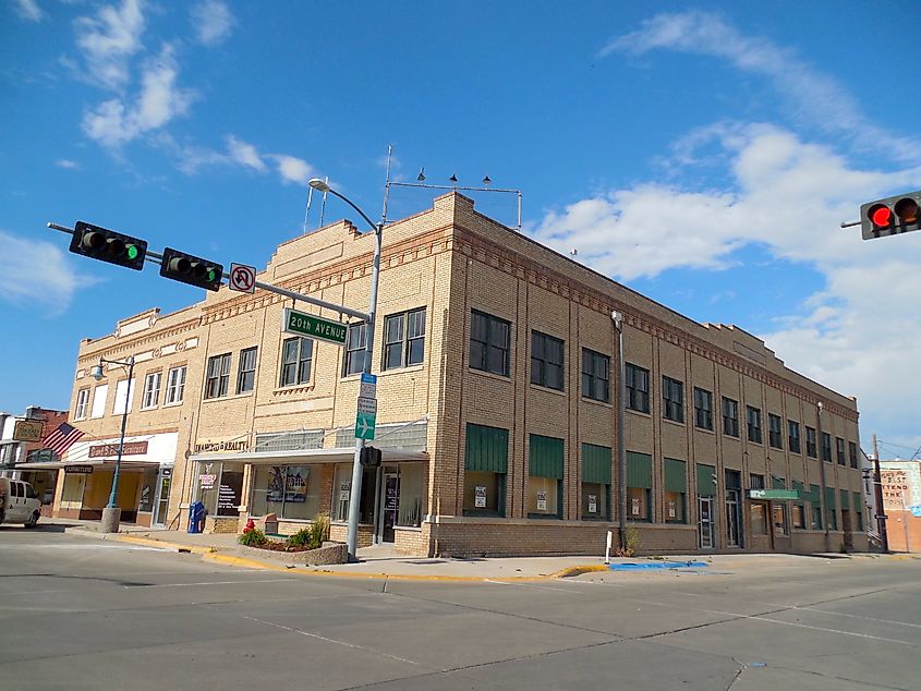Downtown Torrington, Wyoming.