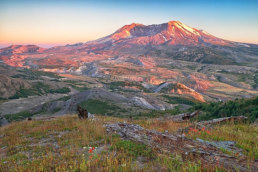 Mount St. Helens, Washington.