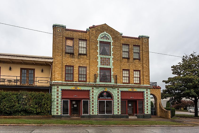 Historical Hotel Seville in downtown Harrison, Arkansas. Editorial credit: Victoria Ditkovsky / Shutterstock.com