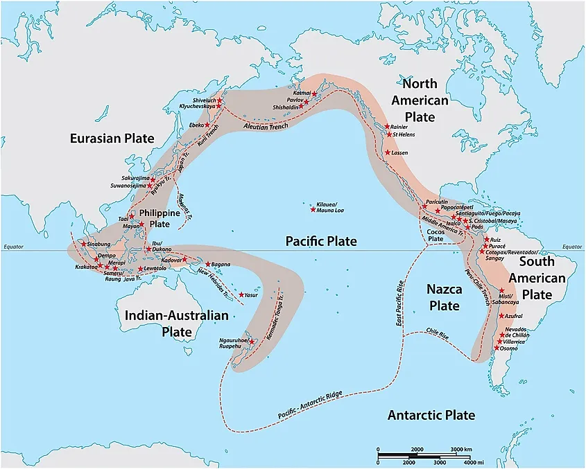 Ring Of Fire Map 