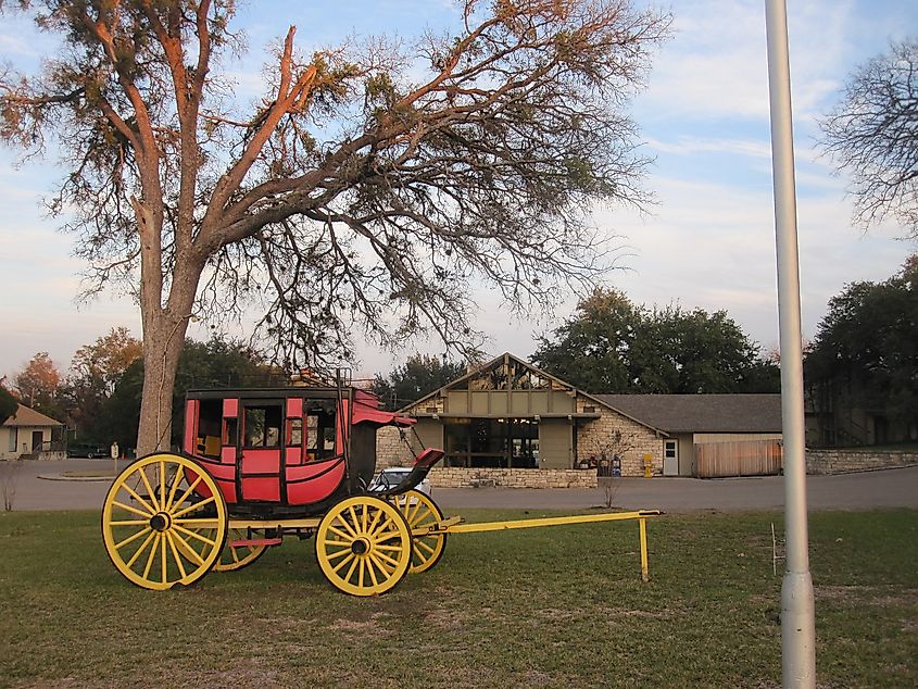 Stagecoach Inn, oldest continuous hotel, in Texas in Salado, TX