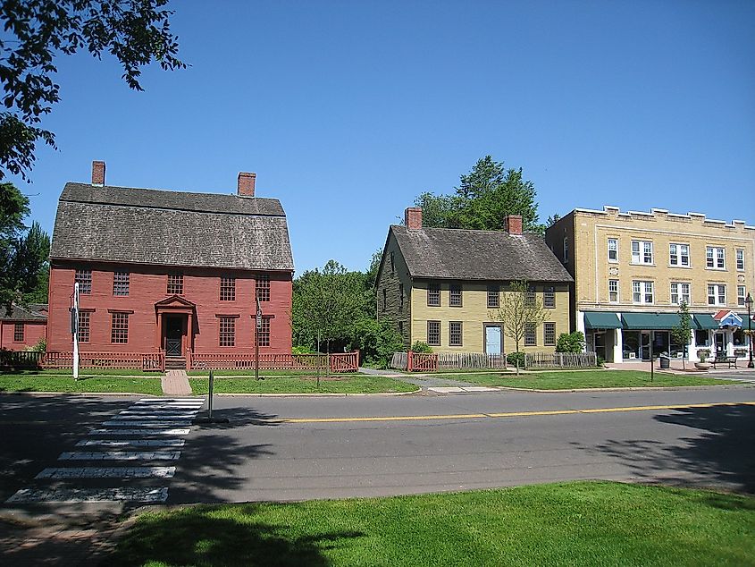Joseph Webb and Isaac Stevens Houses, Wethersfield, Connecticut