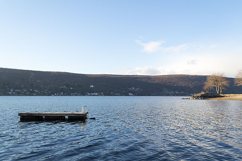 Greenwood Lake is an interstate lake located in both New York and New Jersey.