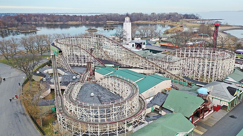 Playland Amusement Park in Rye, New York.