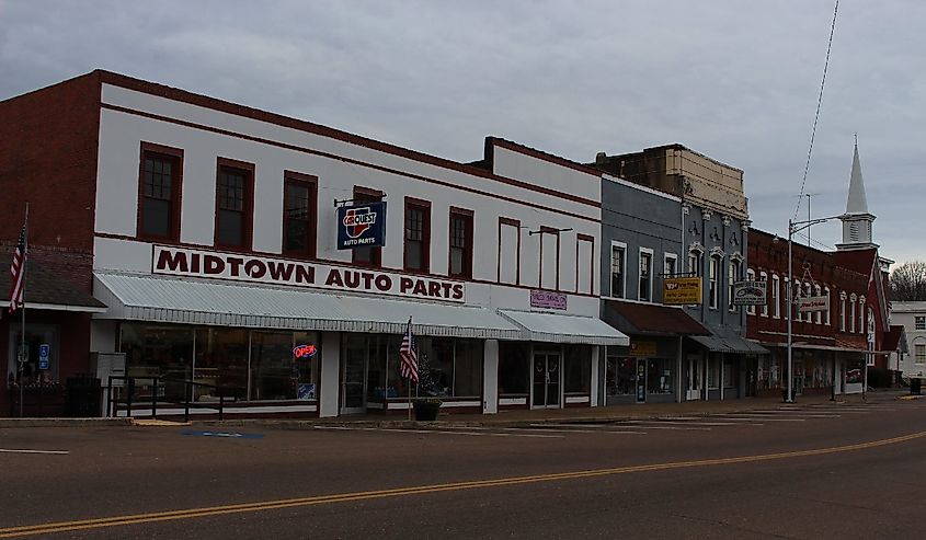Main Street, Water Valley, Mississippi.