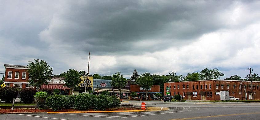 Main Street, Lavonia, Georgia.