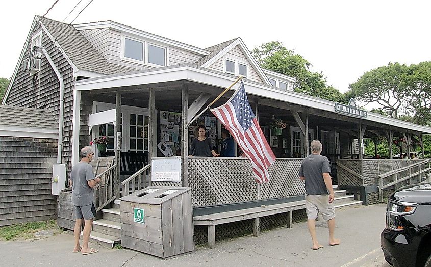 The Chilmark General Store in Chilmark on Martha's Vineyard, Massachusetts.