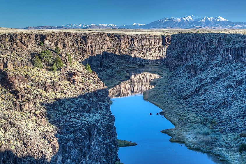 Rio Grande Gorge in New Mexico.
