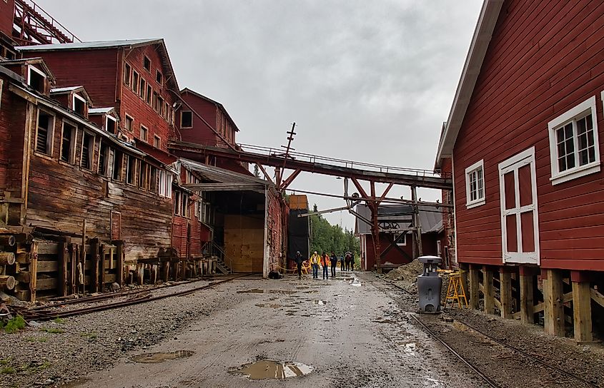 Kennicott Ghost Town in Alaska.