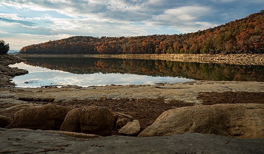 Inlet at Panther Creek State Park, Tennessee.