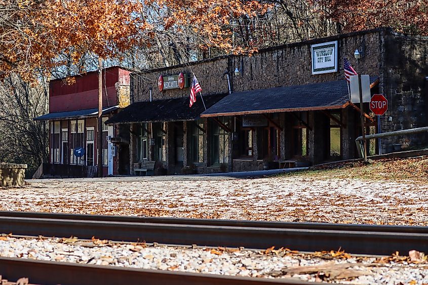 Downtown Winslow, Arkansas