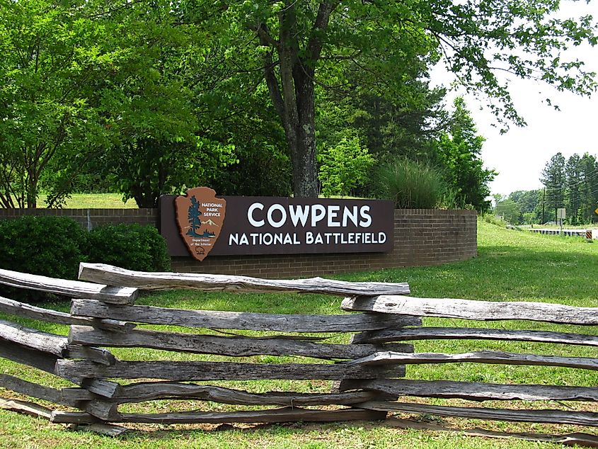 Cowpens National Battlefield Park is a unit of the National Park Service just east of Chesnee, South Carolina.