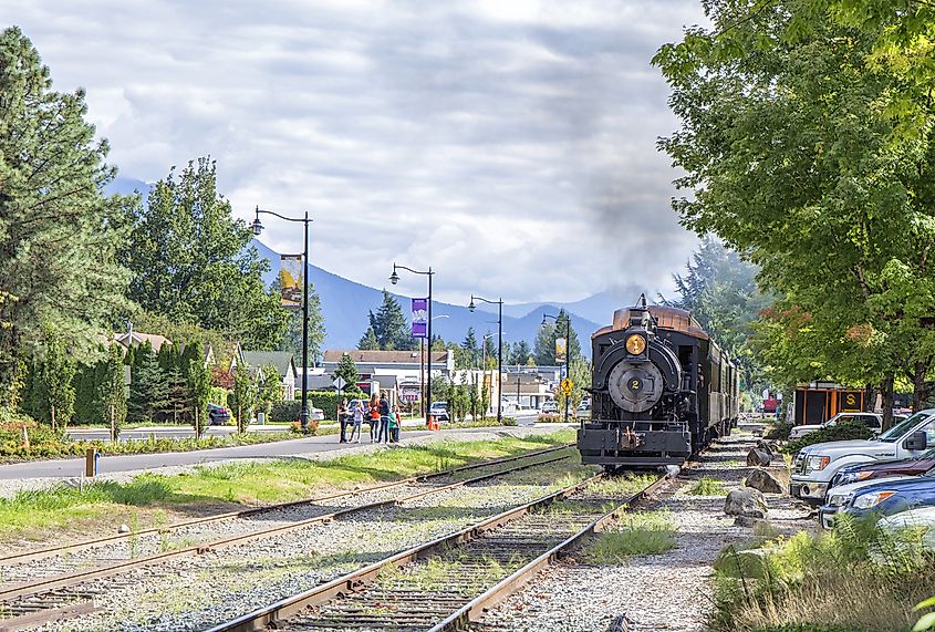 Northwest Railway Museum station in Snoqualmie, WA. Image credit cpaulfell via Shutterstock.com