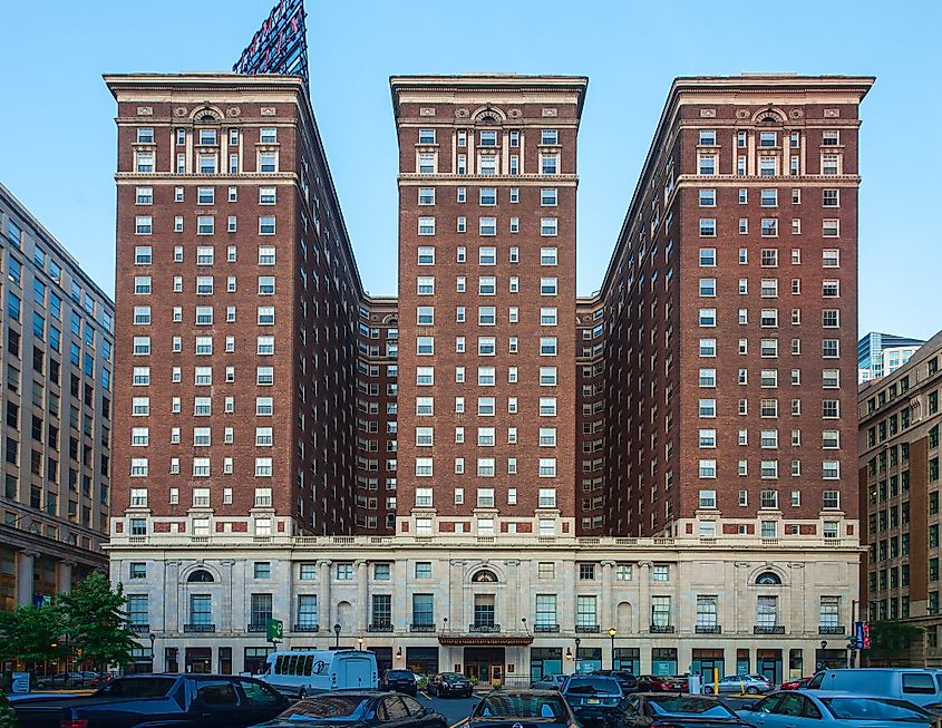 Benjamin Franklin Hotel in Philadelphia, Pennsylvania, where a scene from Silver Linings Playbook was shot.