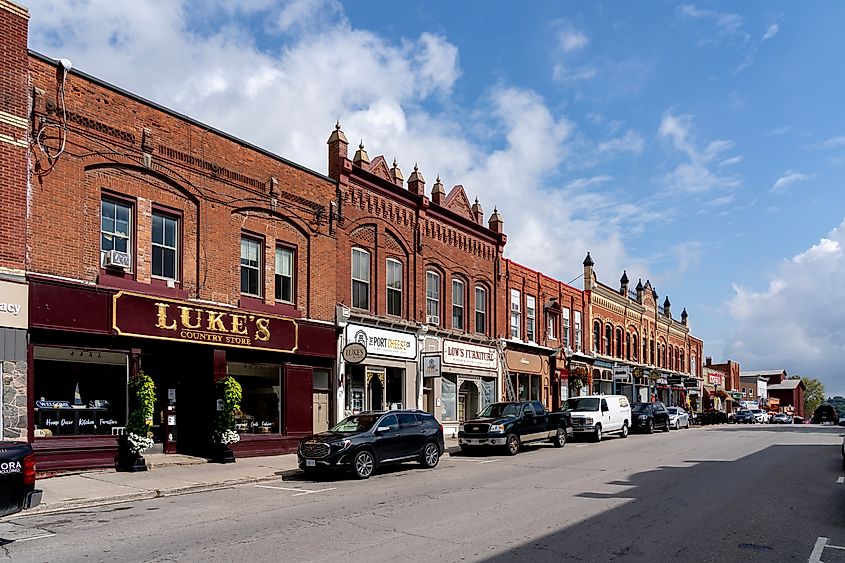 Downtown Port Perry, Ontario, Canada