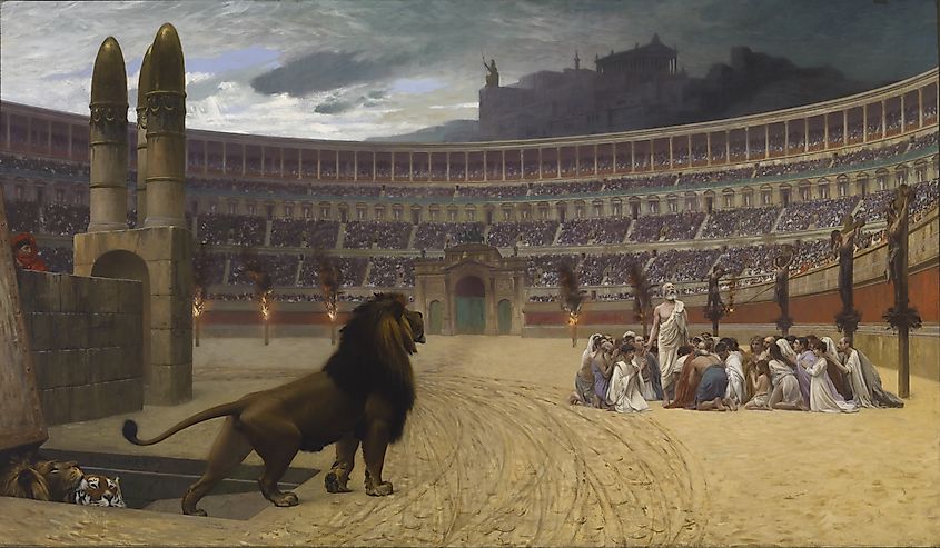 The Christian Martyrs' Last Prayer, by Jean-Léon Gérôme (1883)