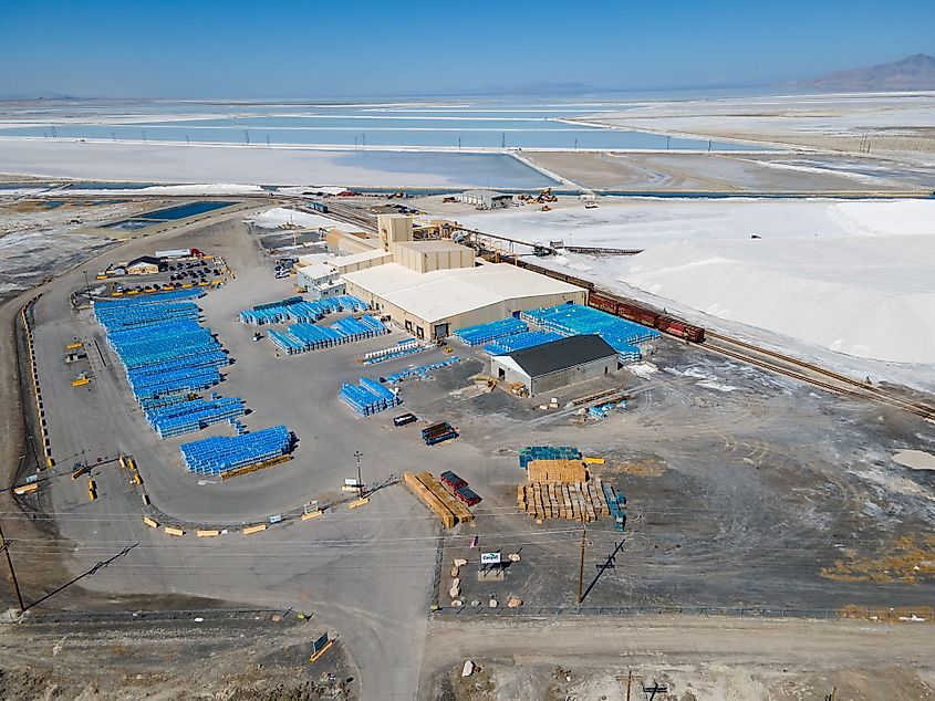 salt mining in great salt lake