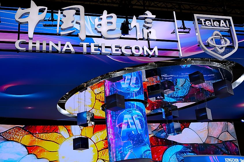 Mobile World Congress China Telecom. Editorial credit: Joana Stock / Shutterstock.com