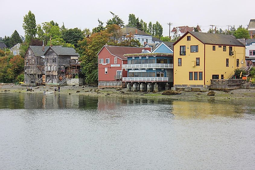 The quaint town of Coupeville, Washington.