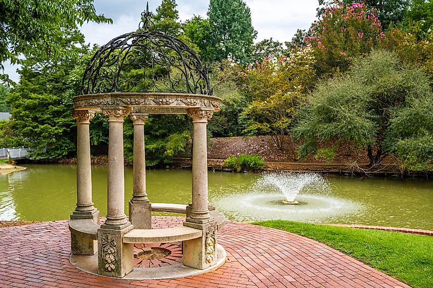 The Hopelands Gardens in Aiken, South Carolina.