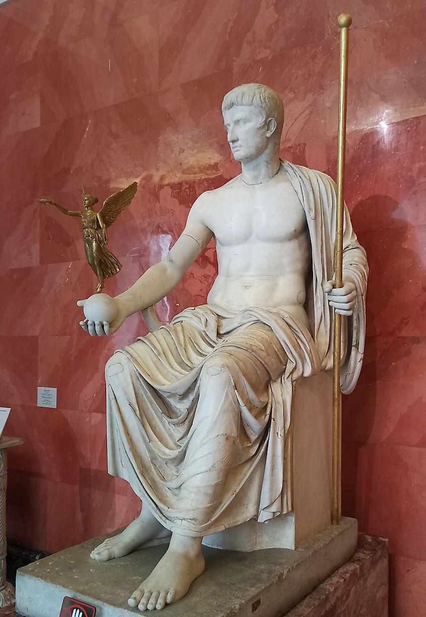 Statue of the Emperor Octavian Augustus as Jupiter
