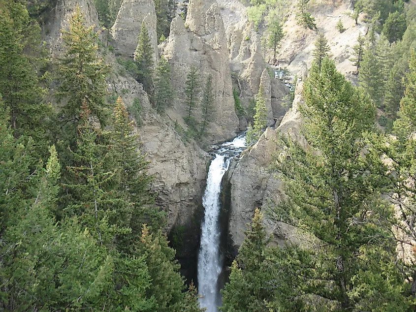 Tower Falls, Yellowstone National Park. 