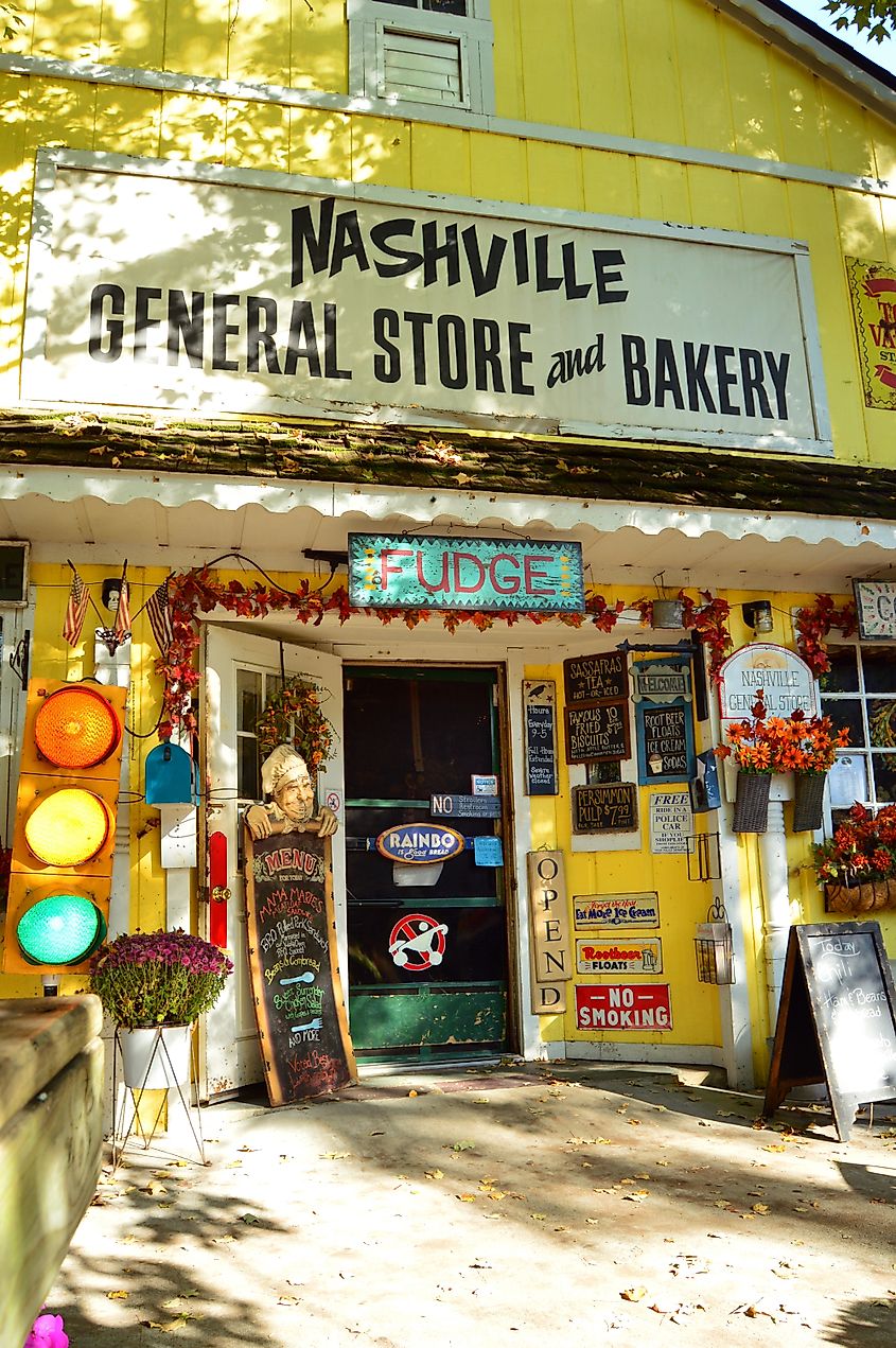 General store and bakery in downtown Nashville, Indiana
