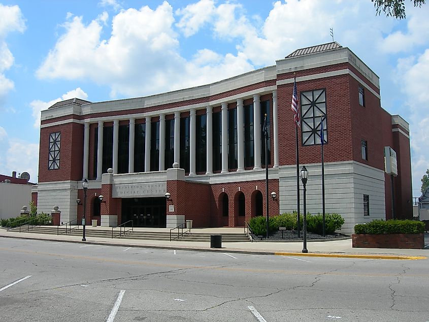 Henderson County Judicial Center in Henderson, Kentucky