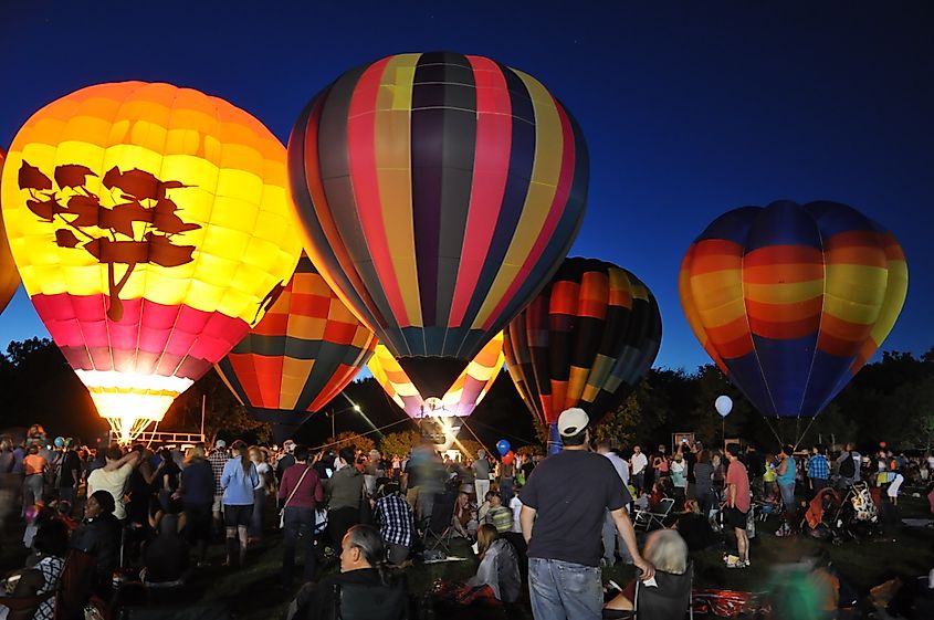 Hot Air Balloon Festival in Plainville, Connecticut