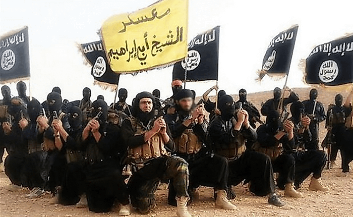 ISIS Soldiers pictured in Iraq.