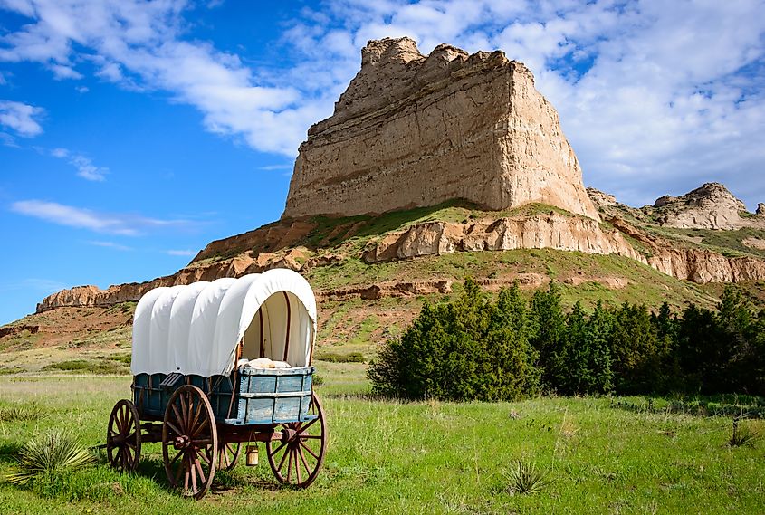 Scotts Bluff National Monument in Nebraska.