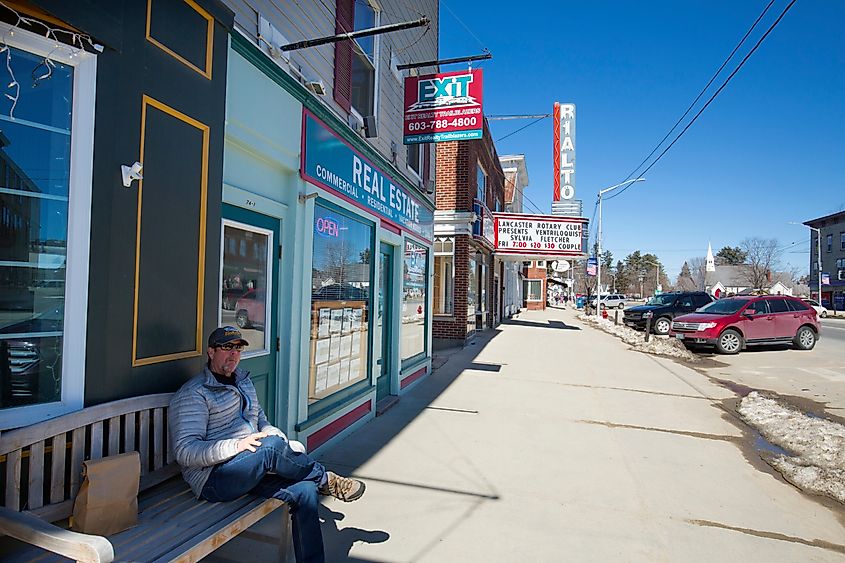 Main Street in Lancaster, New Hampshire