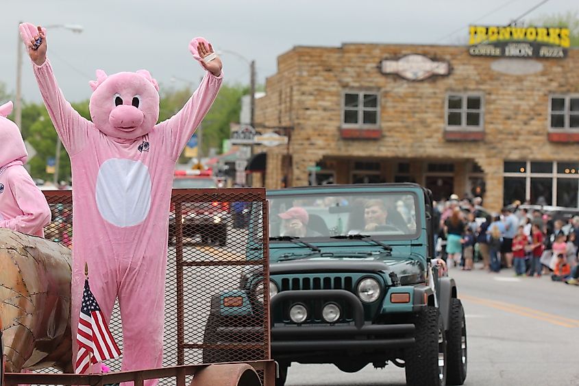 Mountain View parade, Arkansas