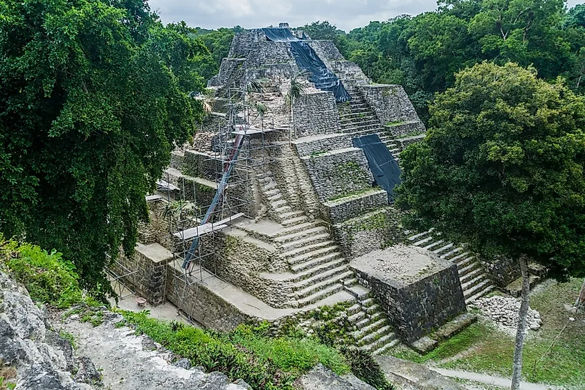 The Yaxha ruins in Guatemala.