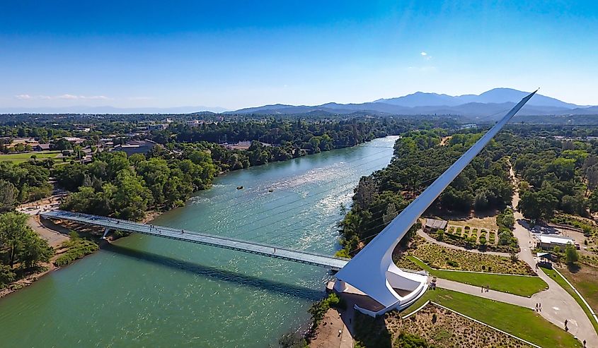 Sundial Bridge in Redding California