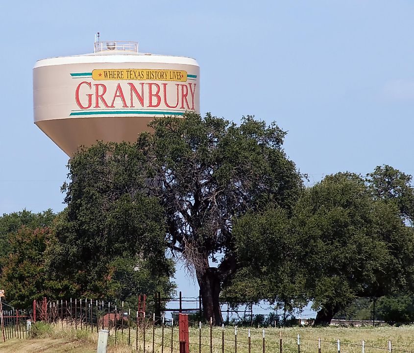 Granbury water tower