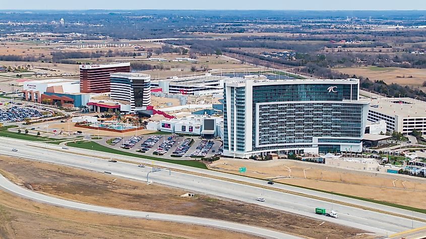 Aerial view of Durant, Oklahoma
