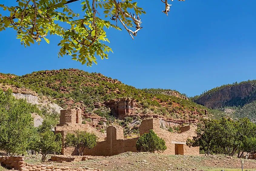 Exterior view of the Jemez Historic Site