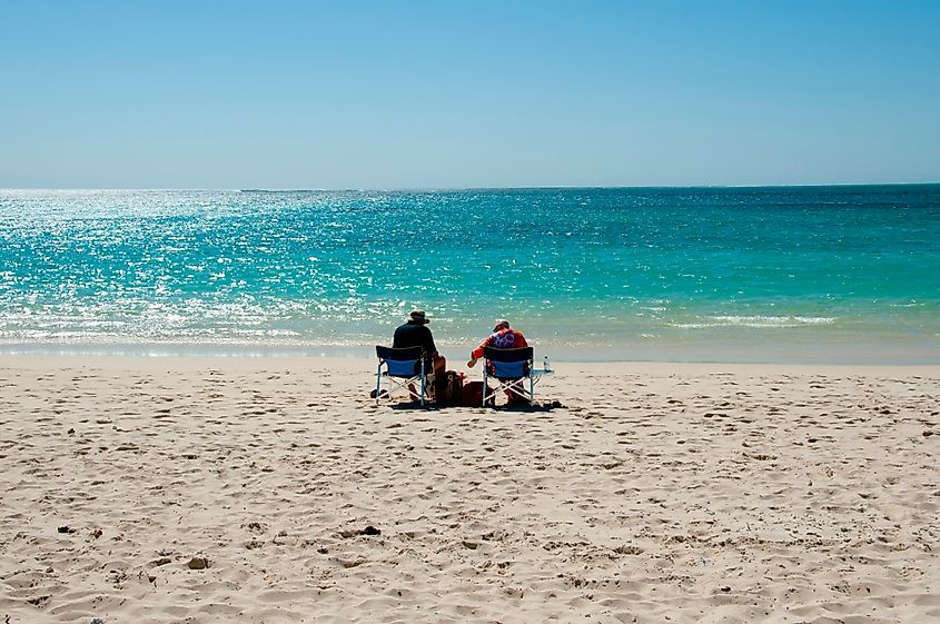 Turquoise Bay in Exmouth, Australia.