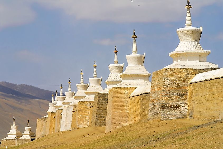 Erdene Zuu monastery at Karakorum, mongolia