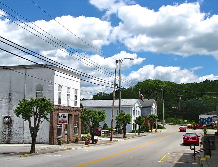 Main Street in Brodhead. Brian Stansberry - Own work. via wikipedia