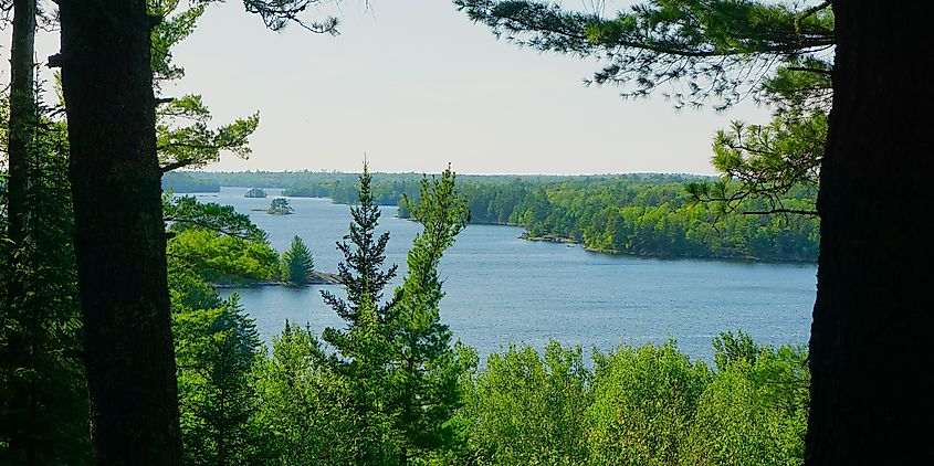Beautiful nature at the Voyageurs National Park, Minnesota.