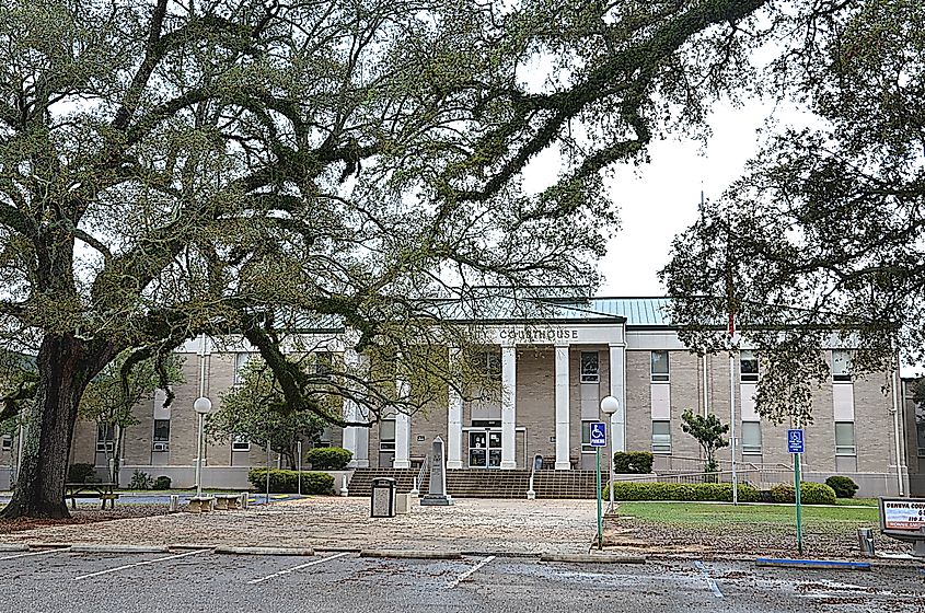The Geneva County Courthouse in Geneva, Alabama