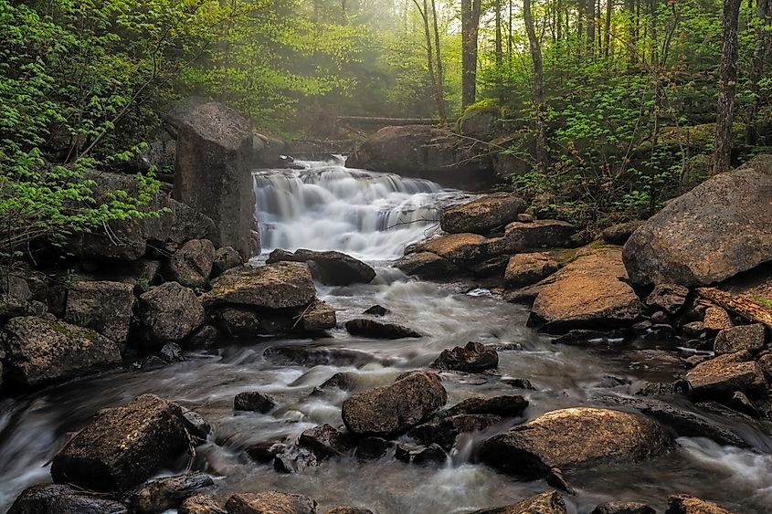 Whiskey Brook Falls off Route 30 Speculator New York, Adirondacks