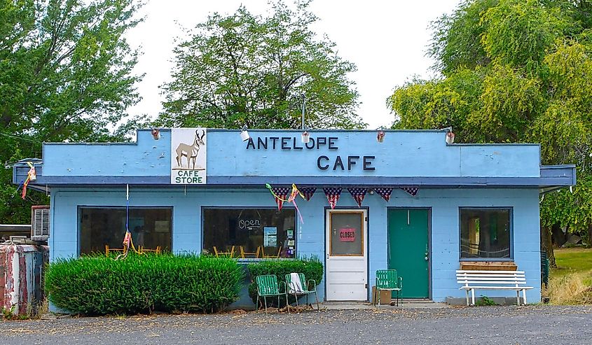 Antelope Cafe in Antelope, Oregon.