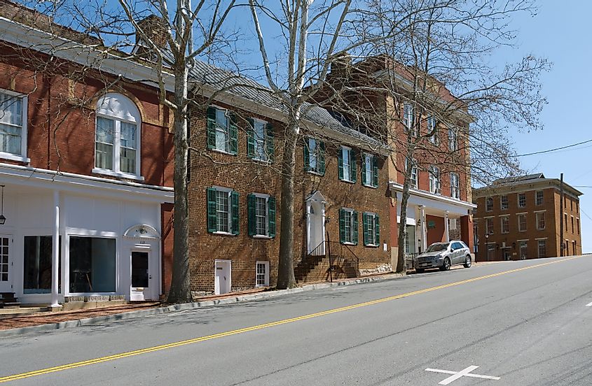 Street view in Abingdon, Virginia